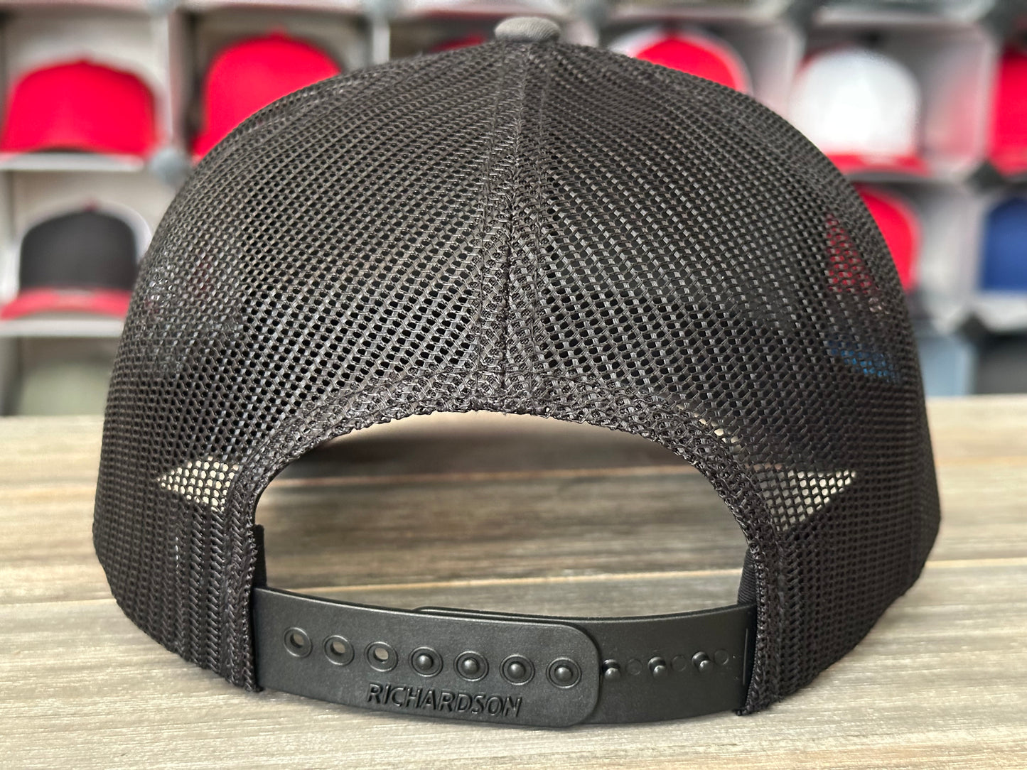 Suicide Slabs Logo Patch on Richardson 112 SnapBack
