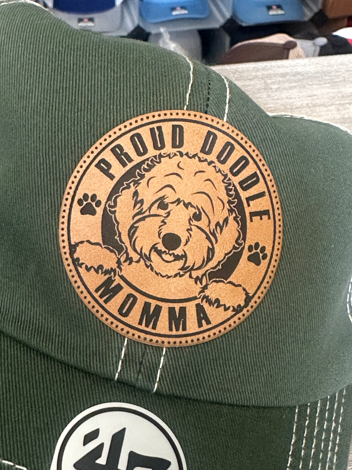 Proud Doodle Momma Patch on ‘47 Brand Clean Up Cap