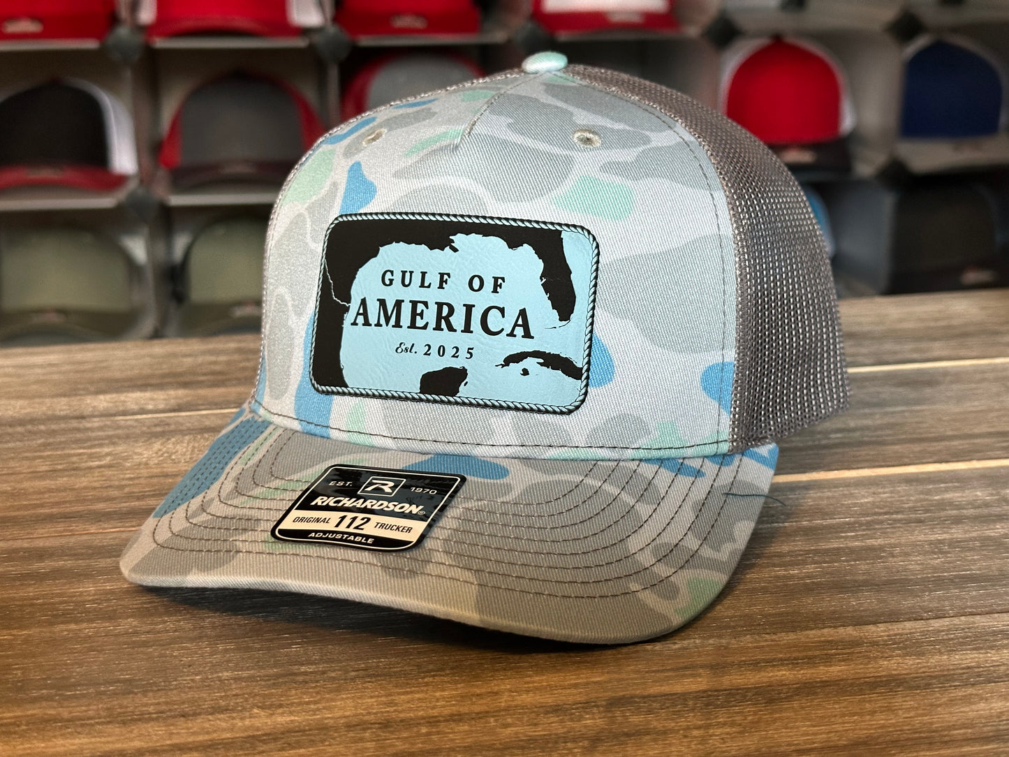 Gulf of America Patch Laser Engrave Digital File