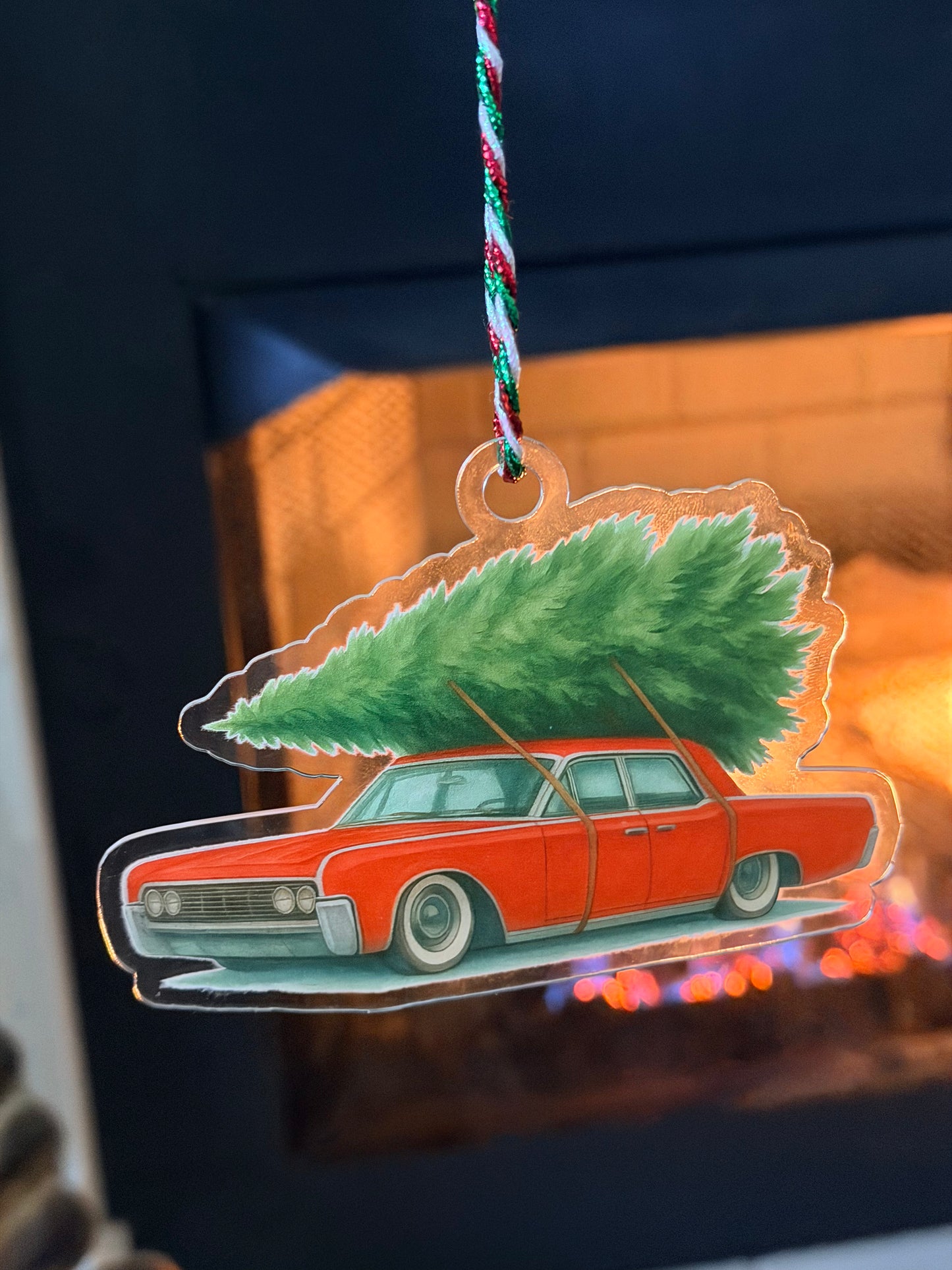 Lincoln with Christmas Tree Ornament
