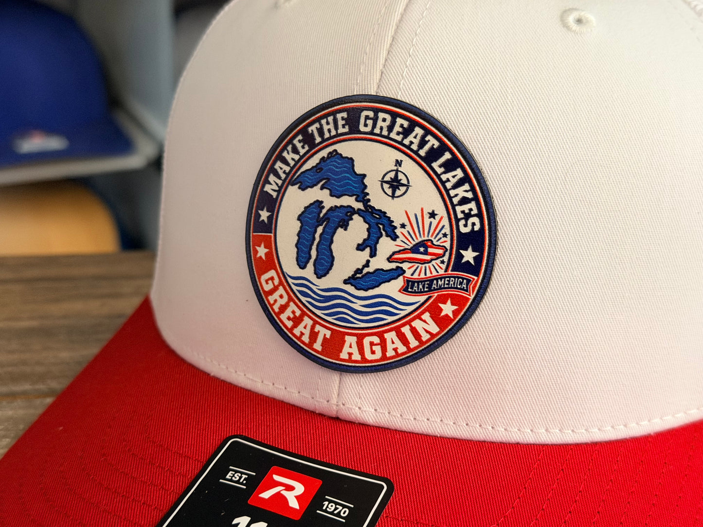 Lake America - Make Great Lakes Great Again Richardson 112 SnapBack Cap