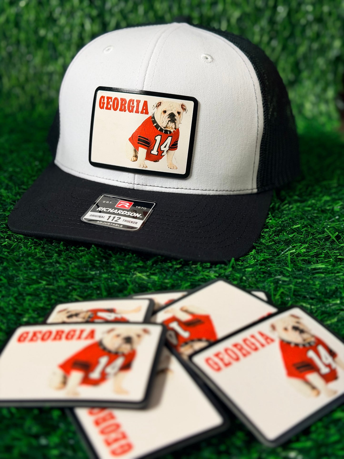 Georgia with Bulldog Patch Richardson 112 SnapBack Cap