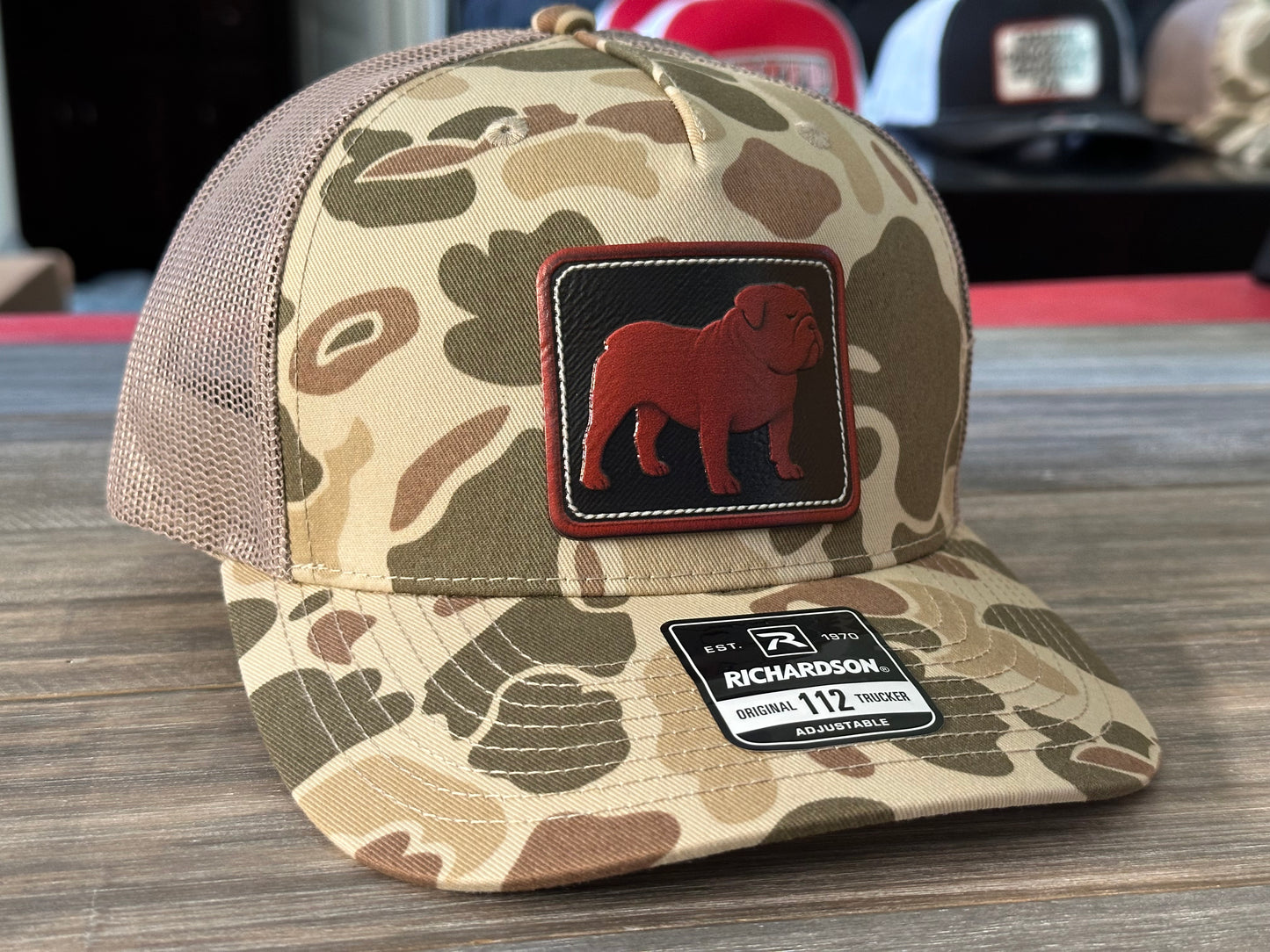 Bulldog Silhouette Richardson 112 SnapBack Cap