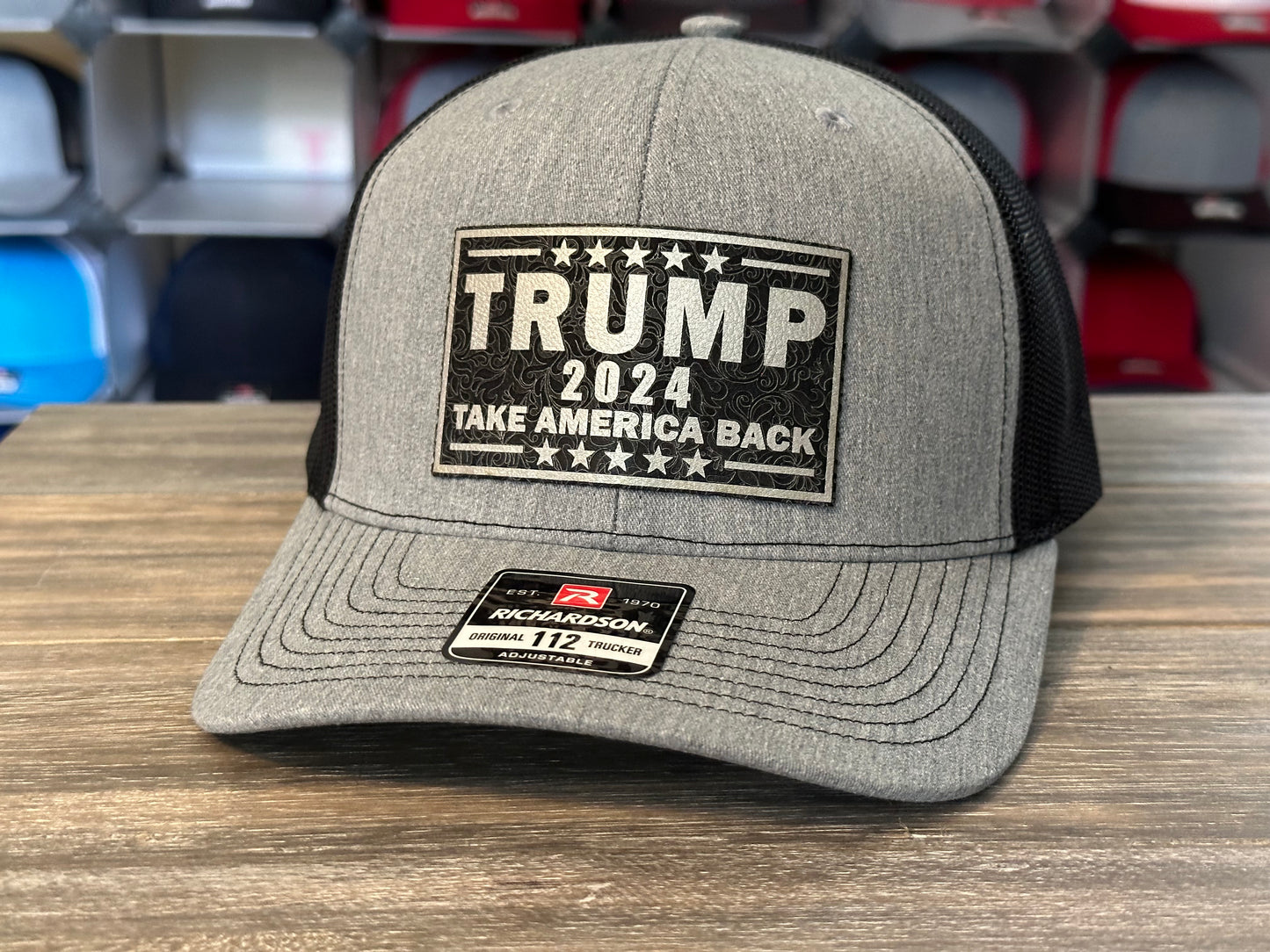 Trump Take America Back Patch on Richardson 112 SnapBack Cap