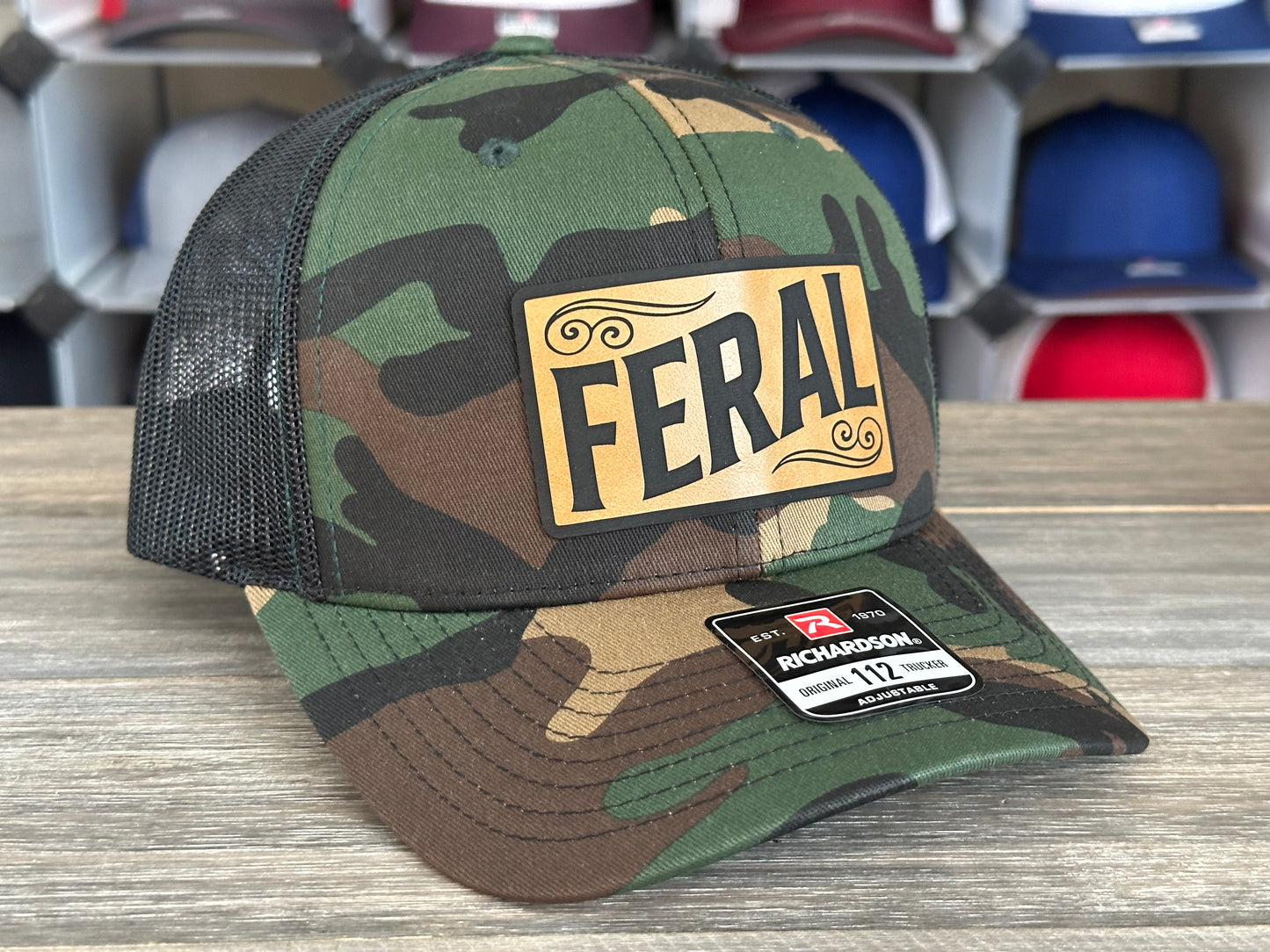 Feral Patch on Richardson 112 Snapback Cap