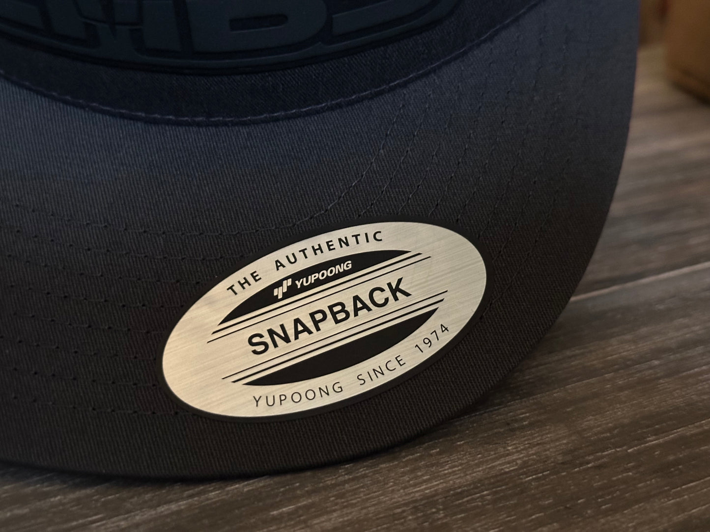 Suicide Slabs Logo Patch on YP Classic Flatbill SnapBack