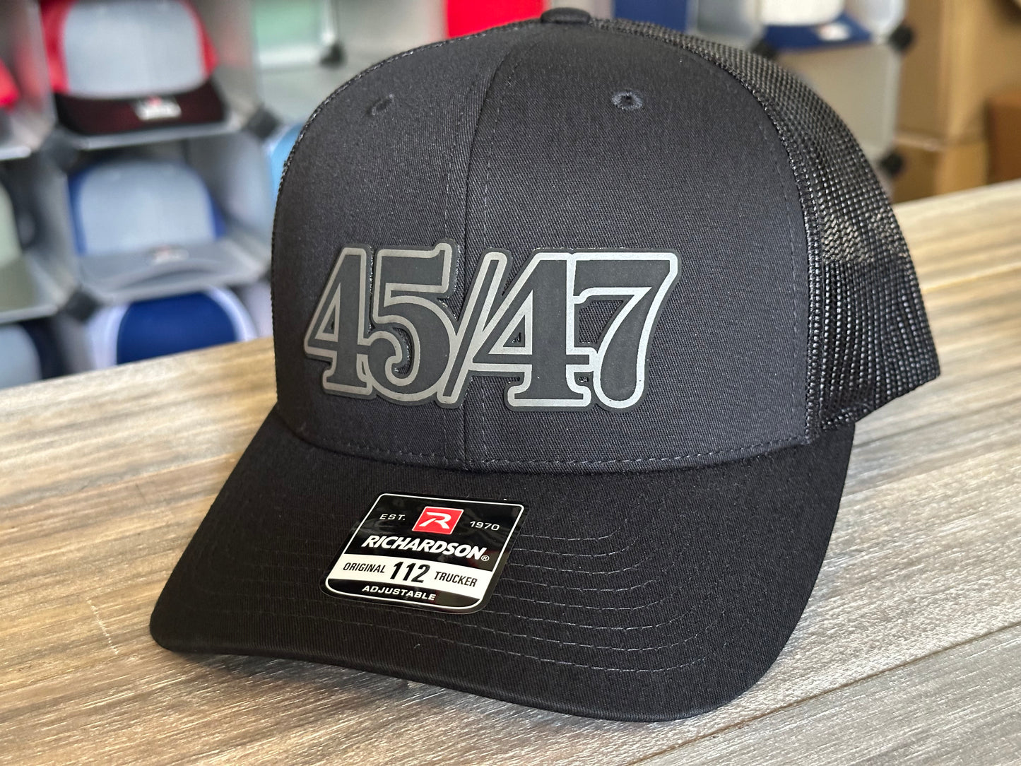45/47 Patch on Richardson 112 SnapBack Cap