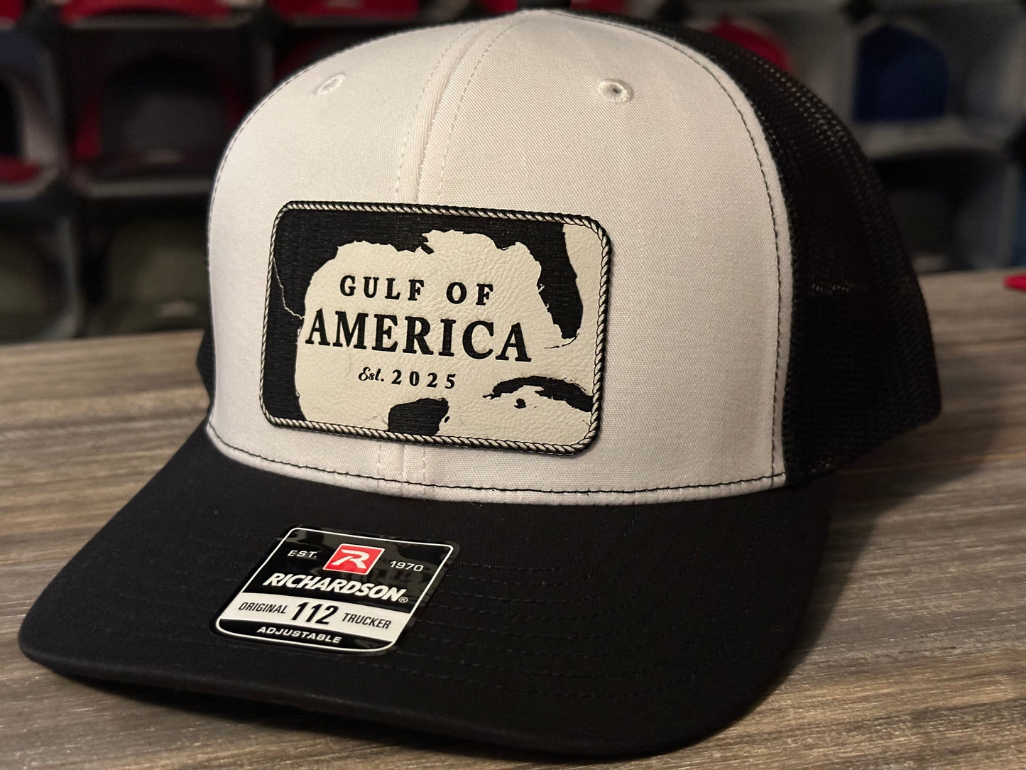 Gulf of America Patch on Richardson 112 SnapBack Cap