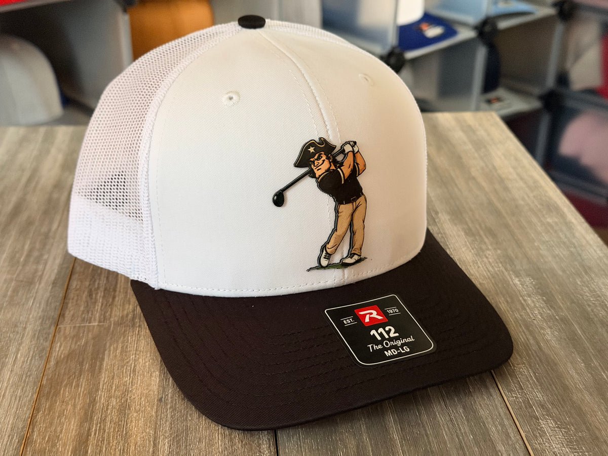 Vanderbilt Golfer on Richardson 112 SnapBack Cap