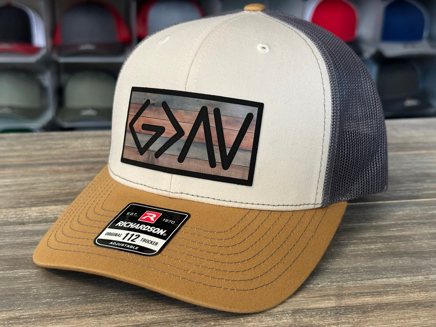 God is Greater than the Highs and the Lows Richardson 112 SnapBack Cap