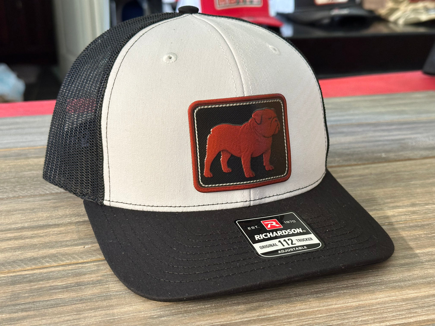 Bulldog Silhouette Richardson 112 SnapBack Cap