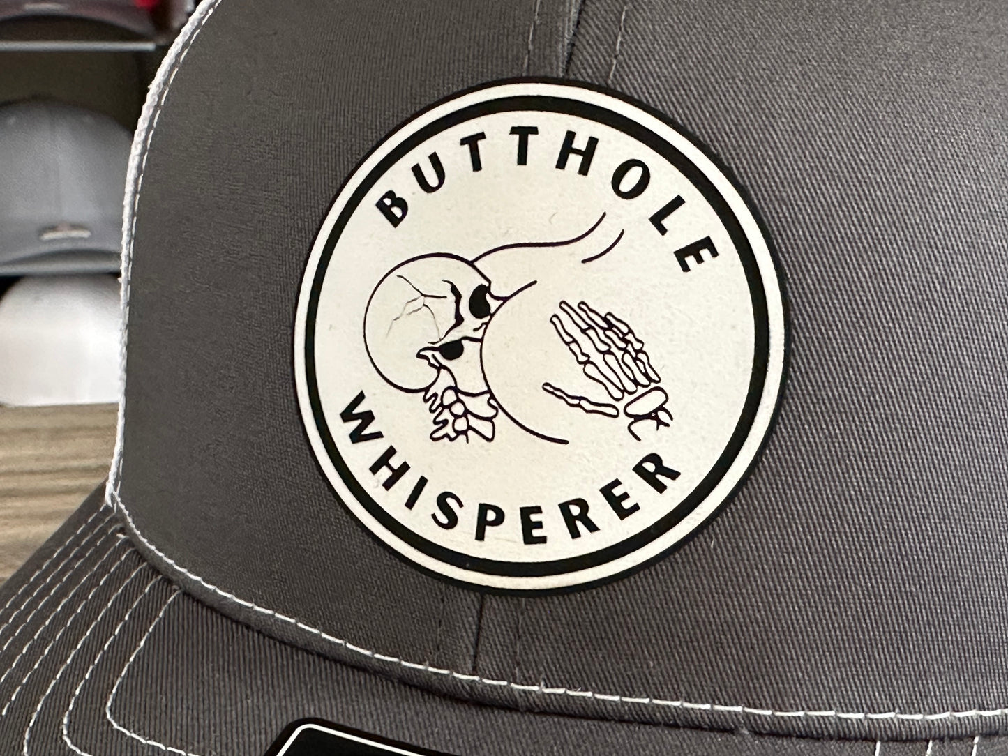 Butthole Whisperer m Richardson 112 Snapback Cap