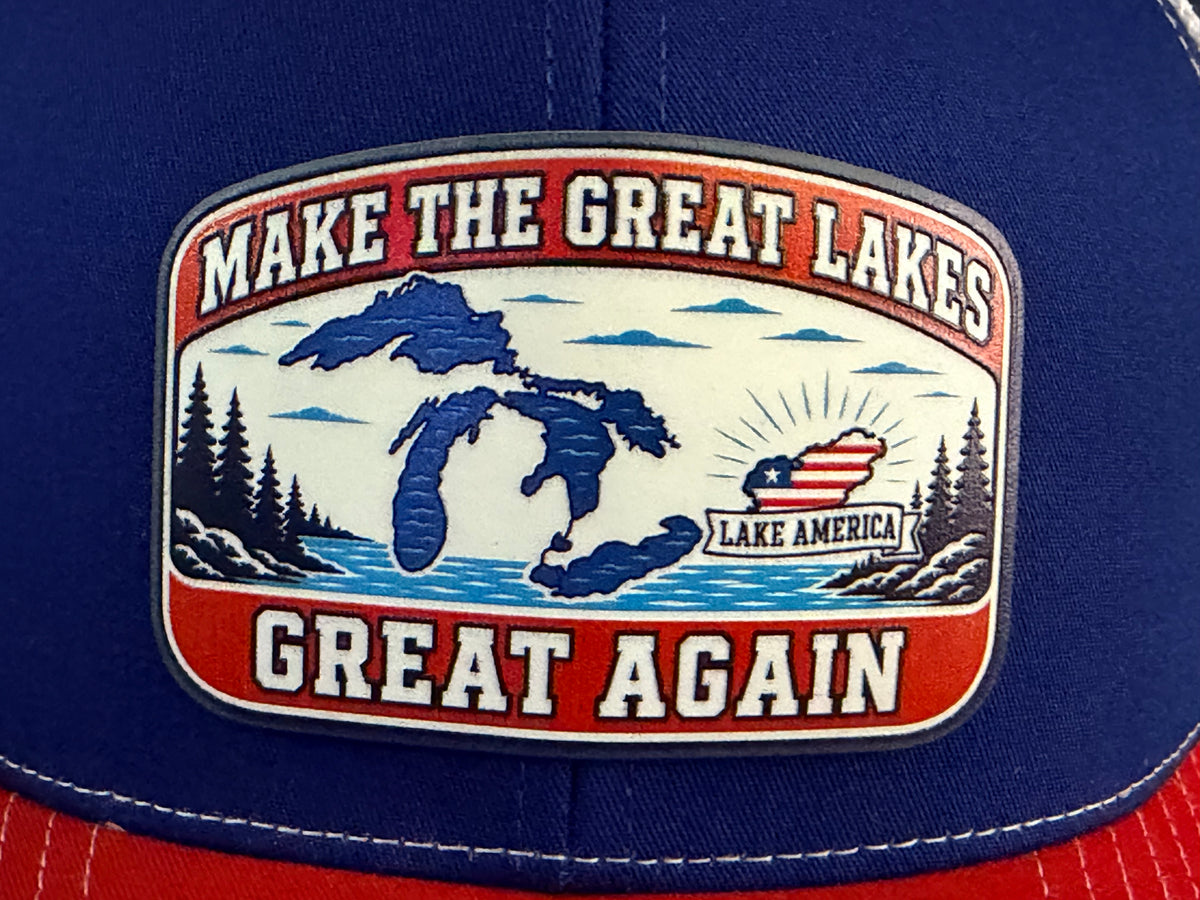 Lake America - Make Great Lakes Great Again Richardson 112 SnapBack Cap