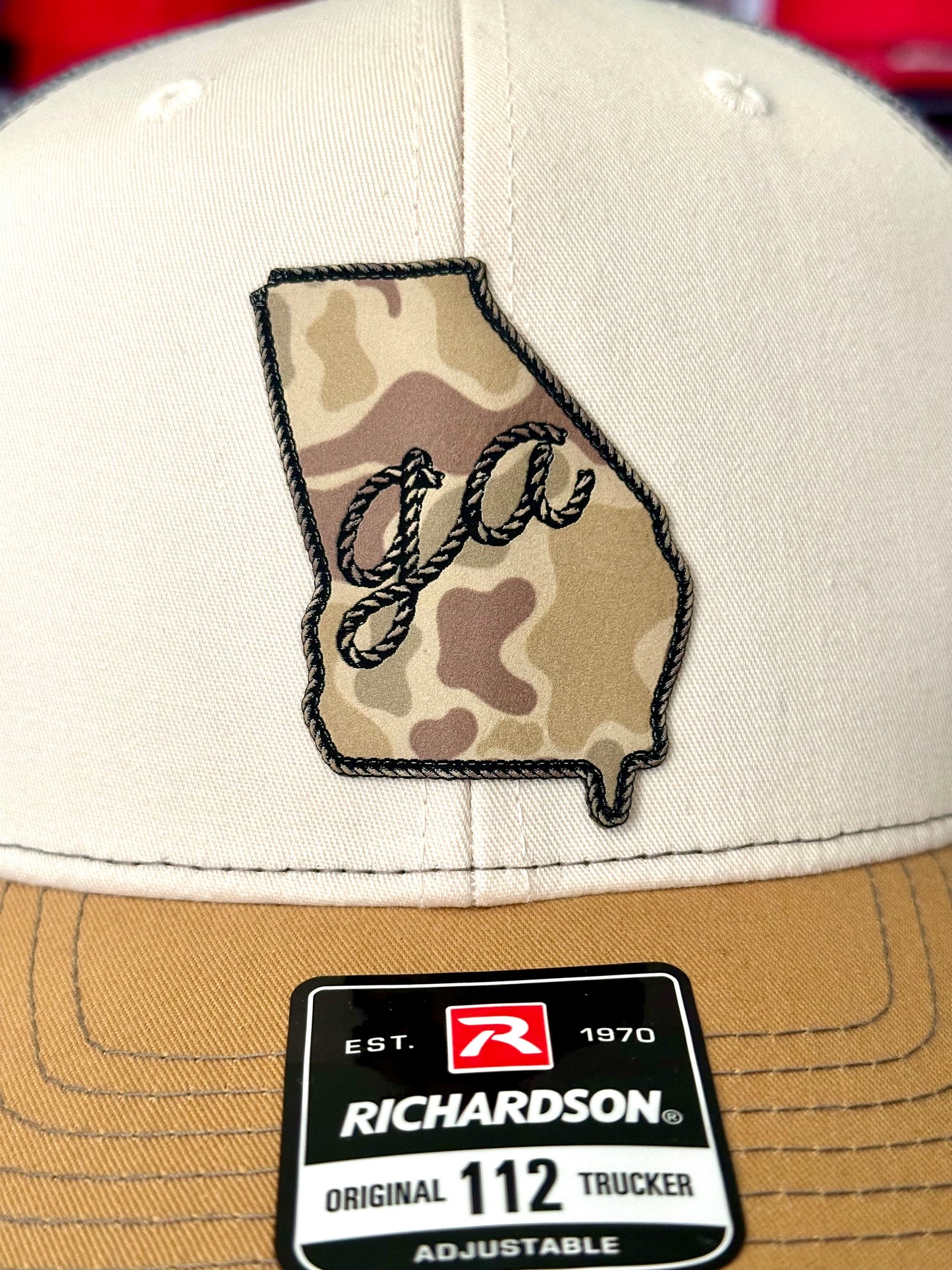 Georgia Rope Patch on Richardson 112 SnapBack Cap