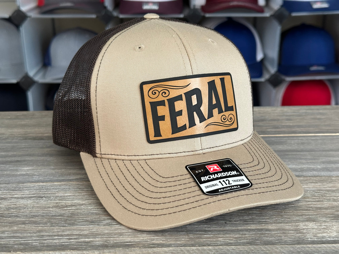 Feral Patch on Richardson 112 Snapback Cap