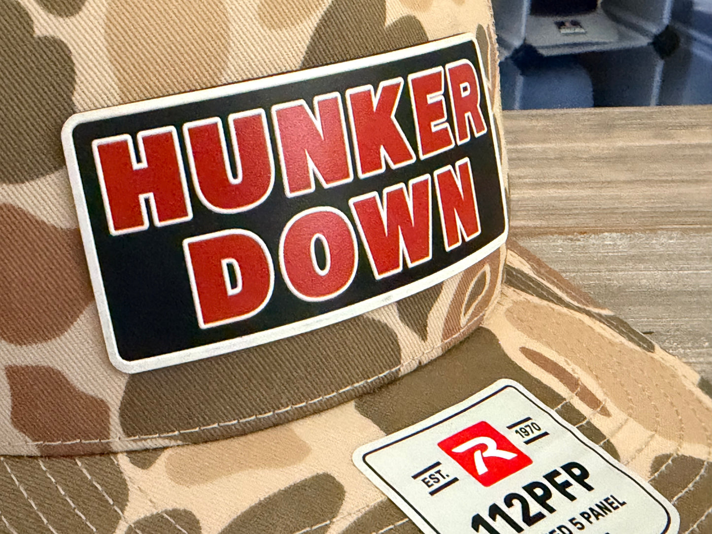 Georgia Hunker Down v2 Richardson 112 SnapBack Cap