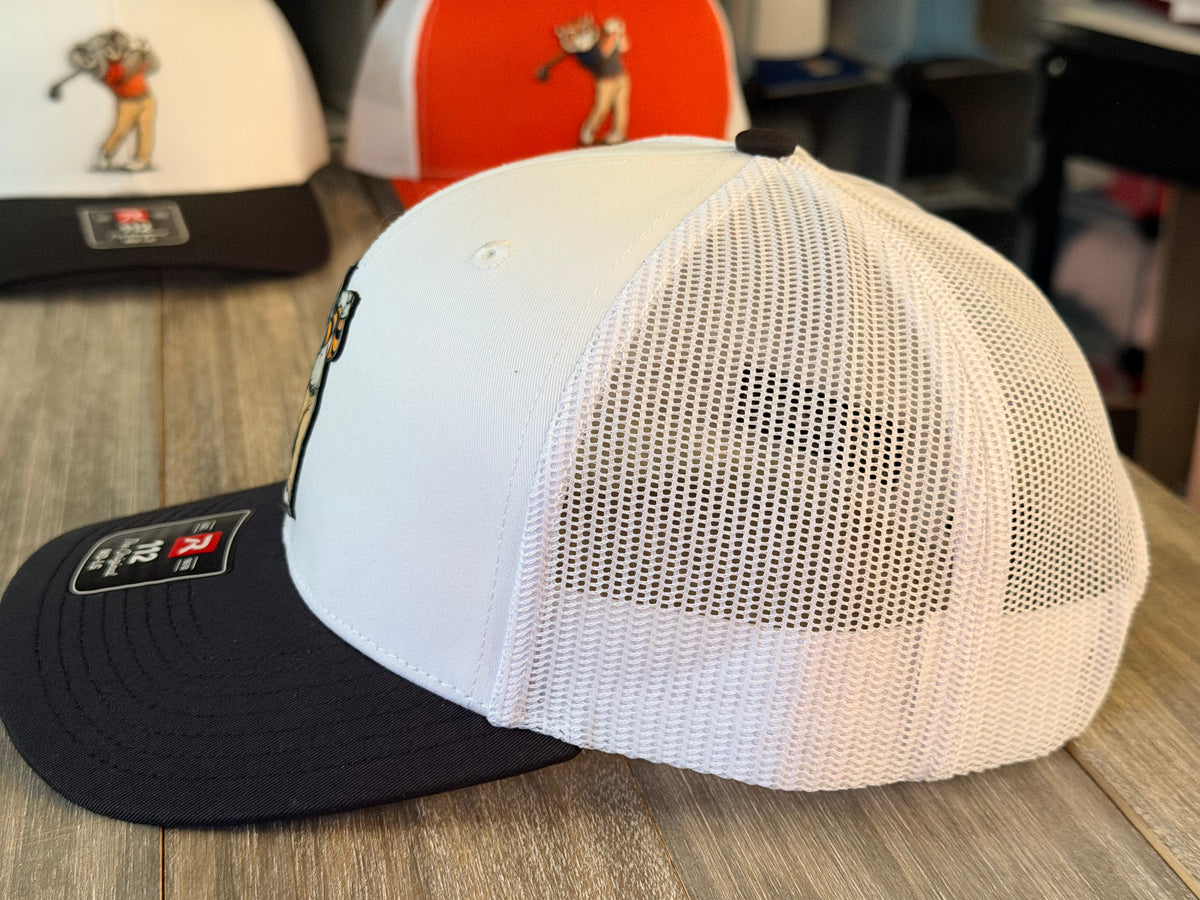 Yellow Jacket Golfer on Richardson 112 SnapBack Cap