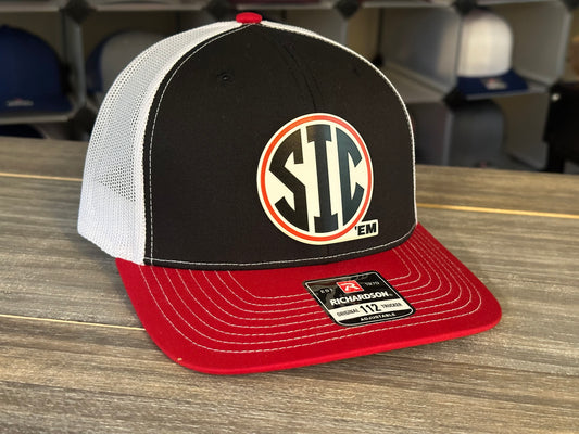 Georgia Sic Em v2 Richardson 112 SnapBack Cap