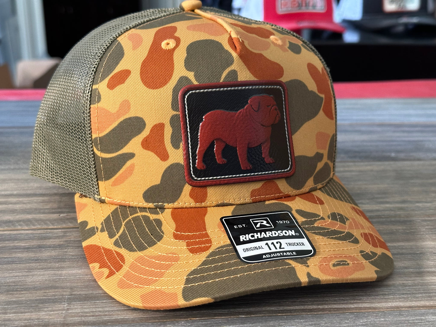 Bulldog Silhouette Richardson 112 SnapBack Cap