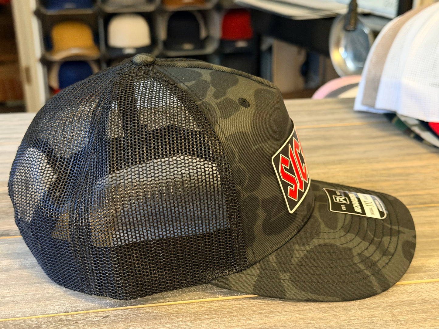 Sic Em Georgia Heavy Metal Richardson 112 SnapBack Cap