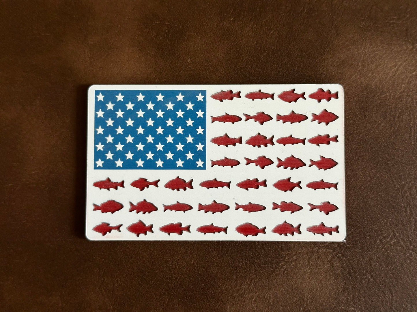 Fish Flag Patch on Richardson 112 SnapBack Cap