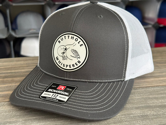 Butthole Whisperer m Richardson 112 Snapback Cap