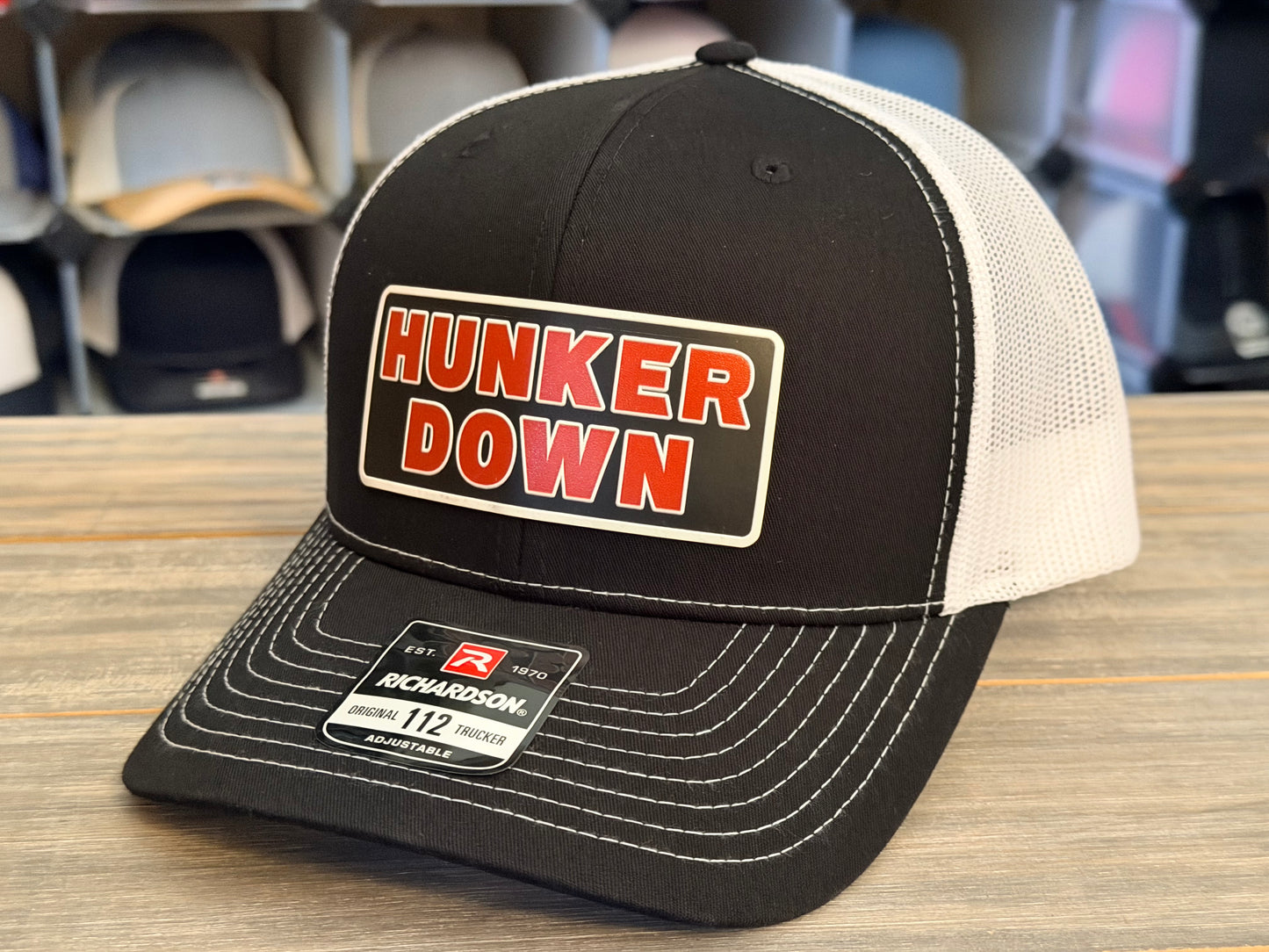 Georgia Hunker Down v2 Richardson 112 SnapBack Cap