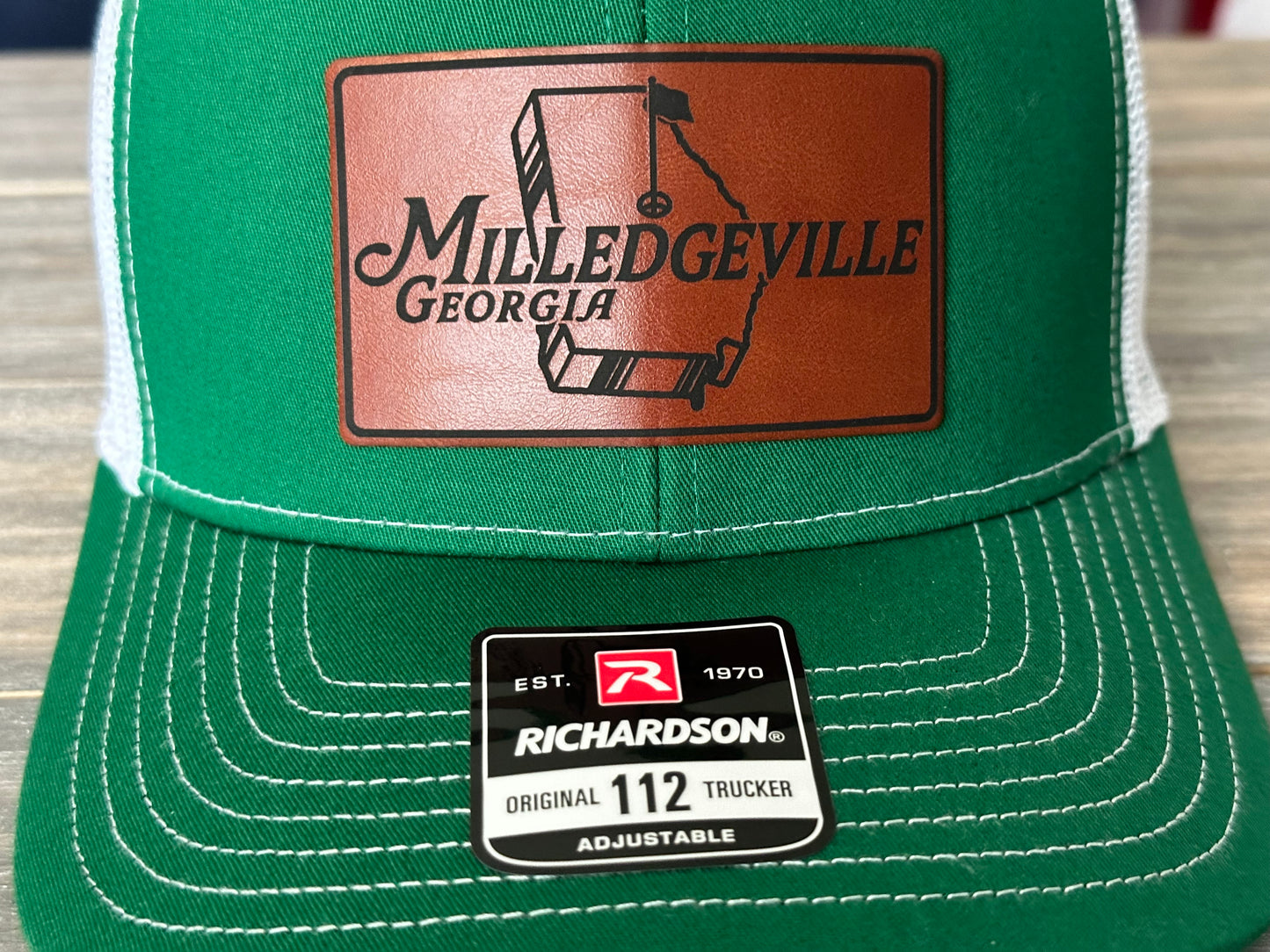 Milledgeville Georgia Golf Patch on Richardson 112 Cap