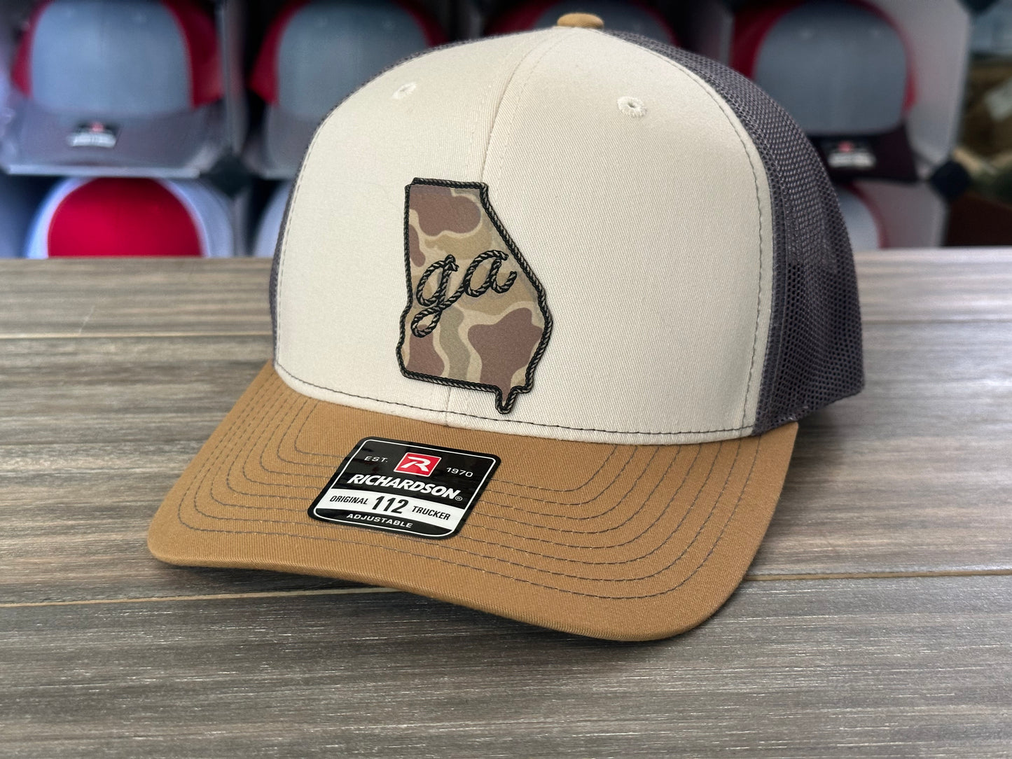 Georgia Rope Patch on Richardson 112 SnapBack Cap