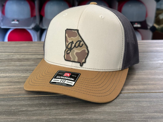 Georgia Rope Patch on Richardson 112 SnapBack Cap