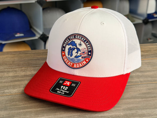 Lake America - Make Great Lakes Great Again Richardson 112 SnapBack Cap