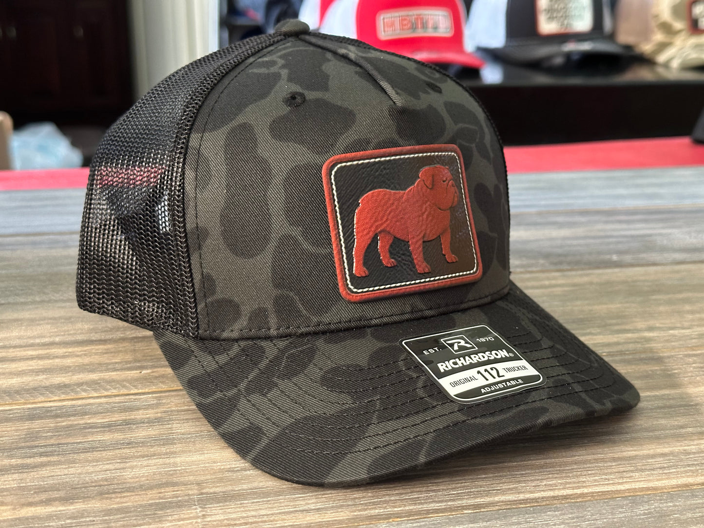 Bulldog Silhouette Richardson 112 SnapBack Cap