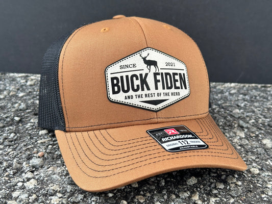 Buck Fiden Patch on Richardson 112 Cap
