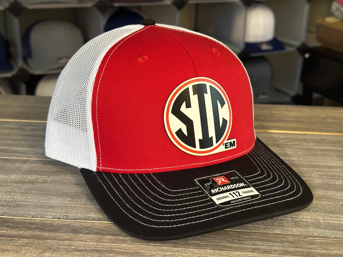 Georgia Sic Em v2 Richardson 112 SnapBack Cap