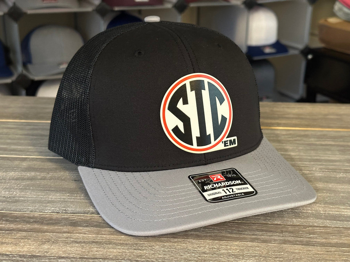 Georgia Sic Em v2 Richardson 112 SnapBack Cap