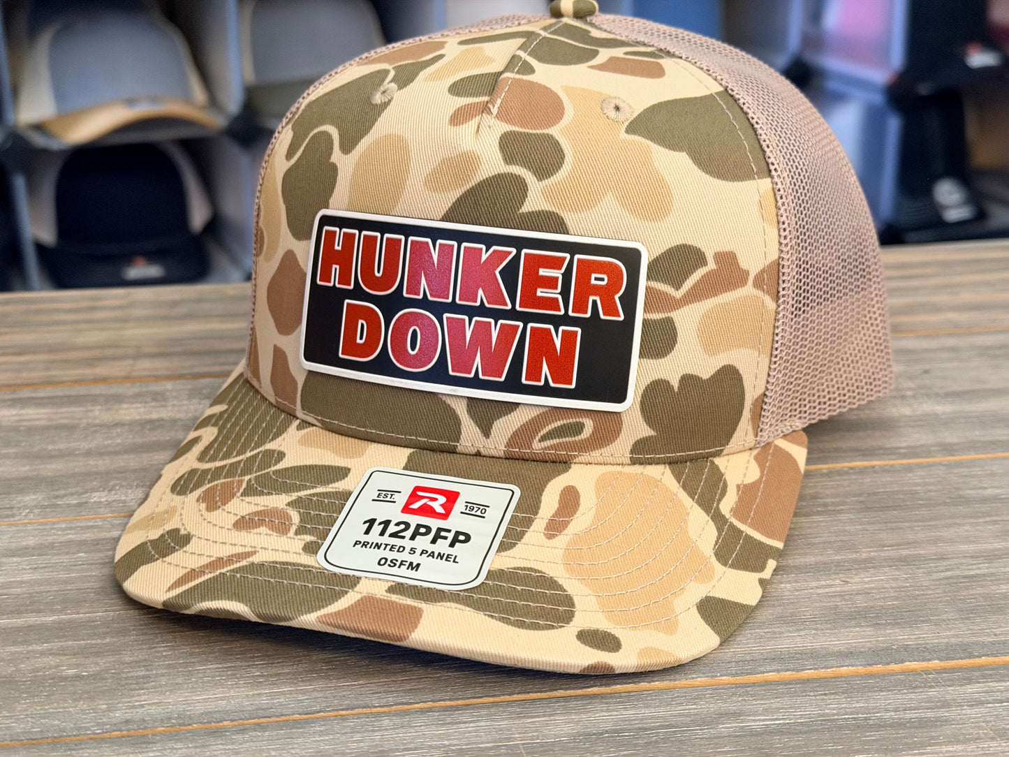 Georgia Hunker Down v2 Richardson 112 SnapBack Cap