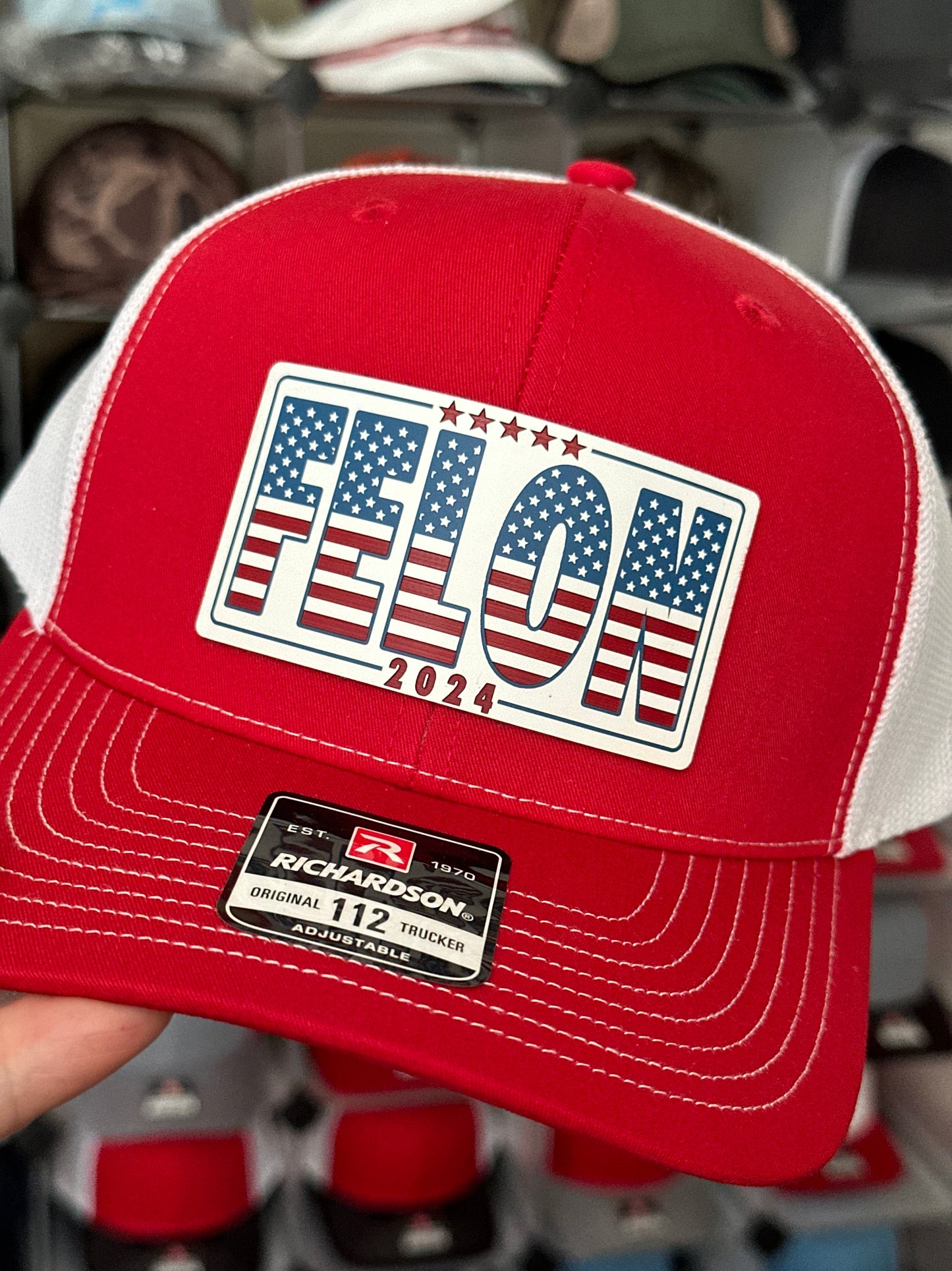 Felon 2024 Trump Patch on Richardson 112 SnapBack Cap