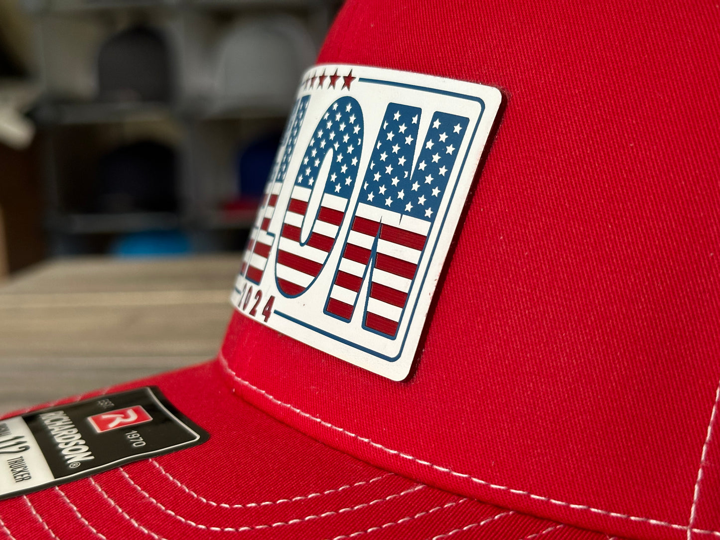 Felon 2024 Trump Patch on Richardson 112 SnapBack Cap