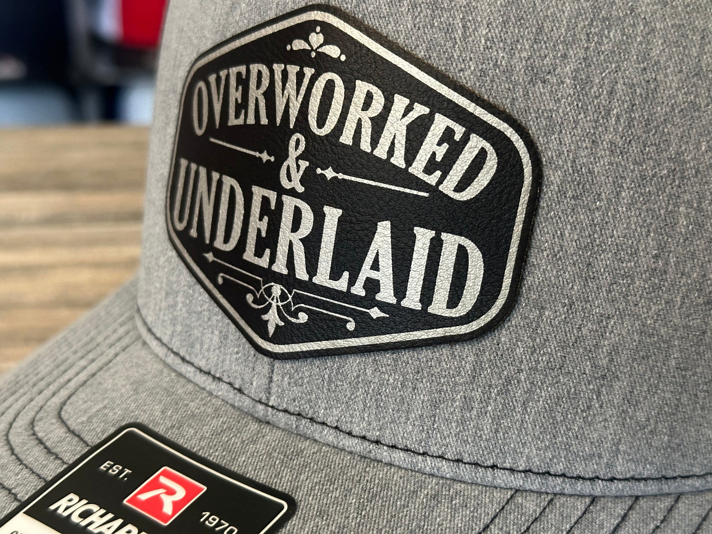 Overworked & Underlaid Richardson 112 SnapBack Cap