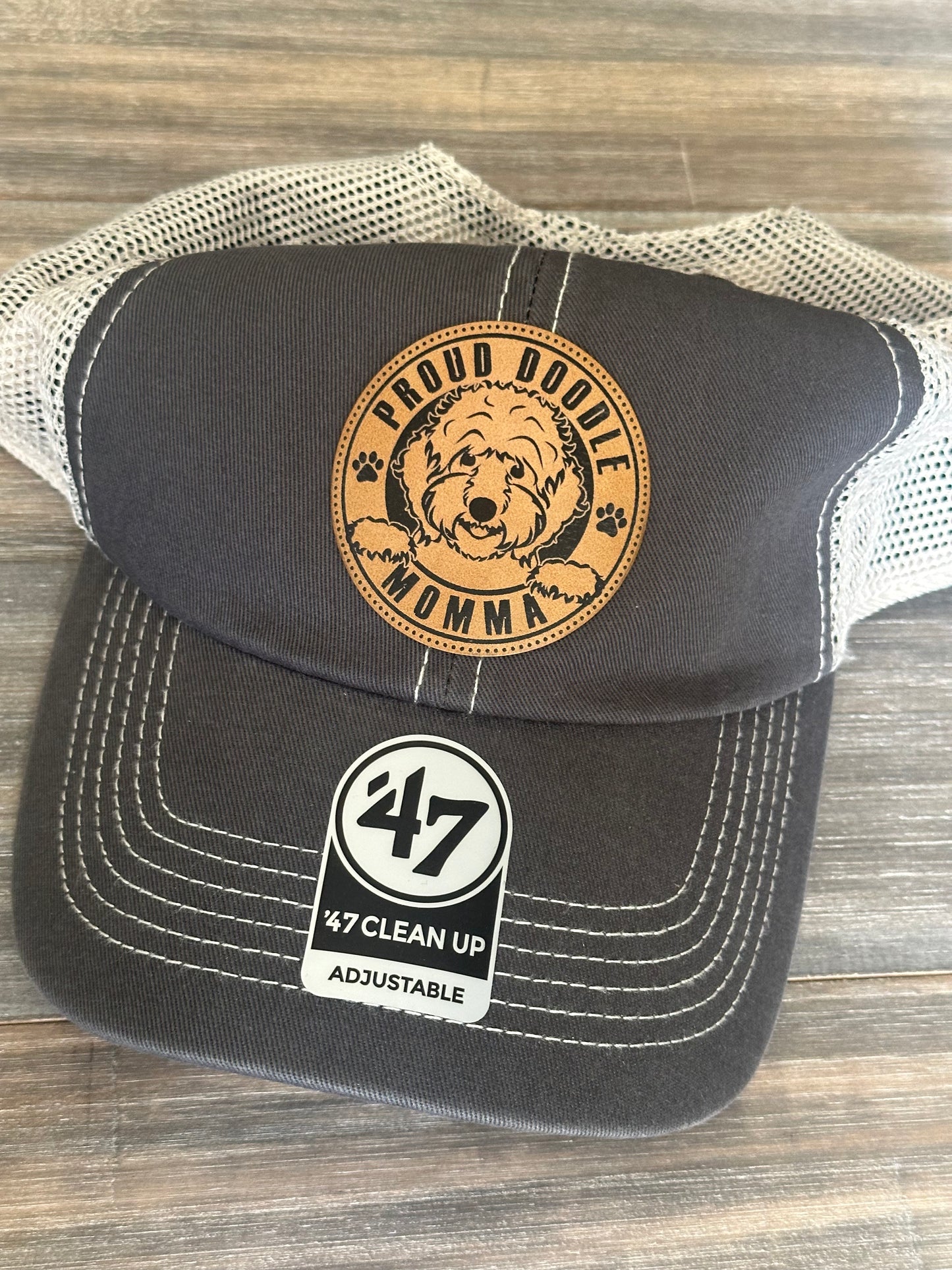 Proud Doodle Momma Patch on ‘47 Brand Clean Up Cap