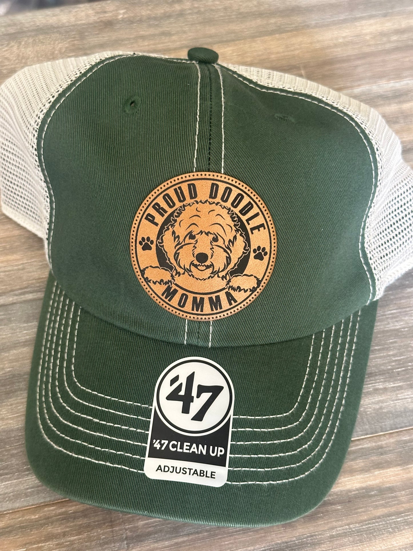 Proud Doodle Momma Patch on ‘47 Brand Clean Up Cap