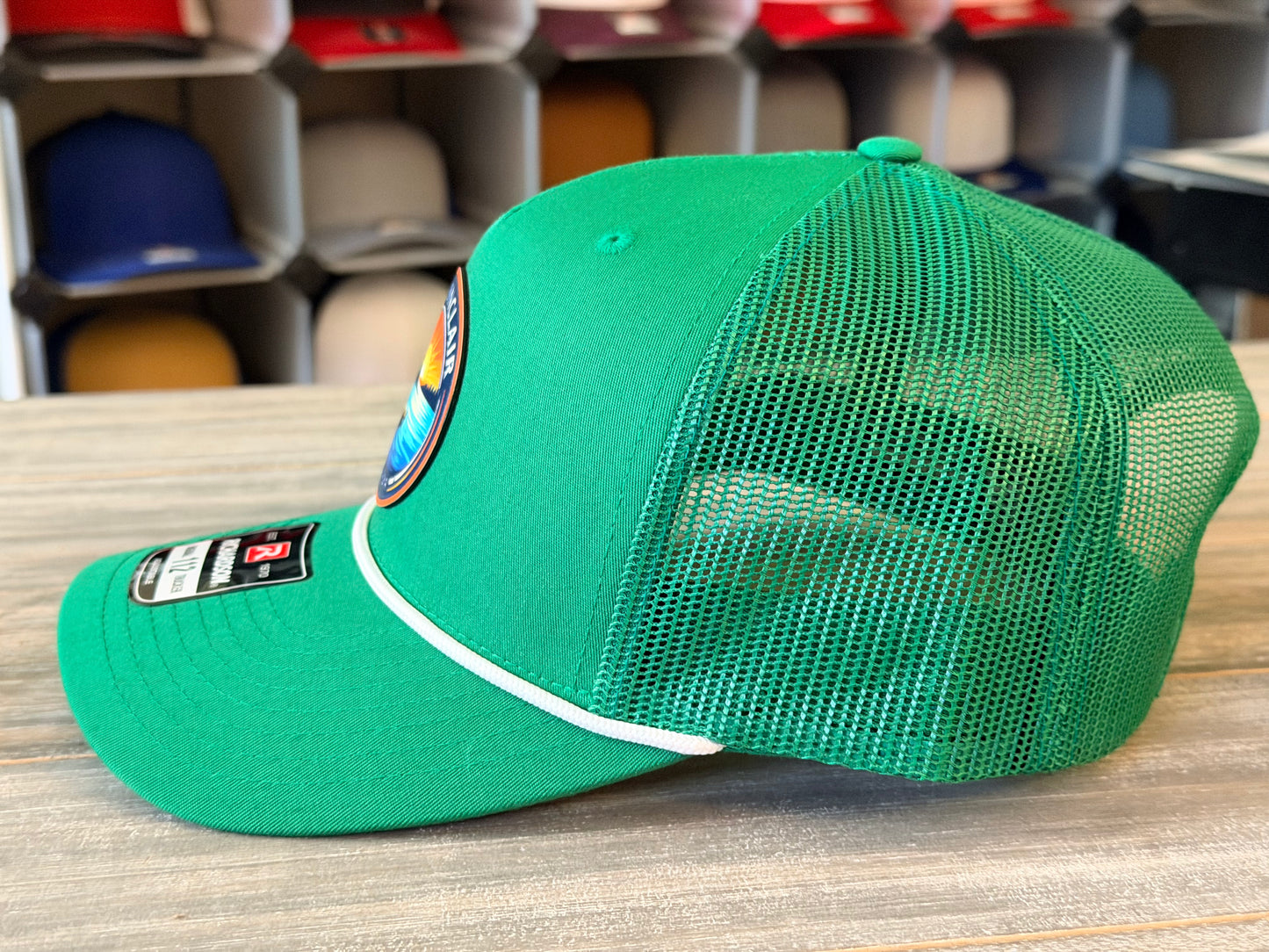 Lake Day Sunset Patch on Richardson 112 SnapBack Cap