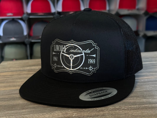 Lincoln Continental Steering Wheel Cap - YP Classic Flatbill SnapBack