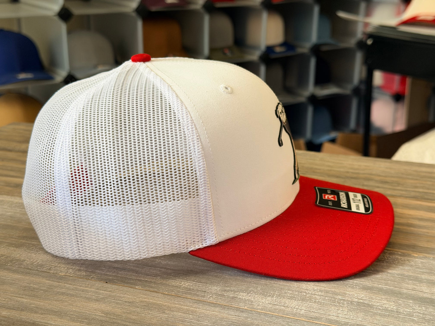 Bulldog Golfer on Richardson 112 SnapBack Cap