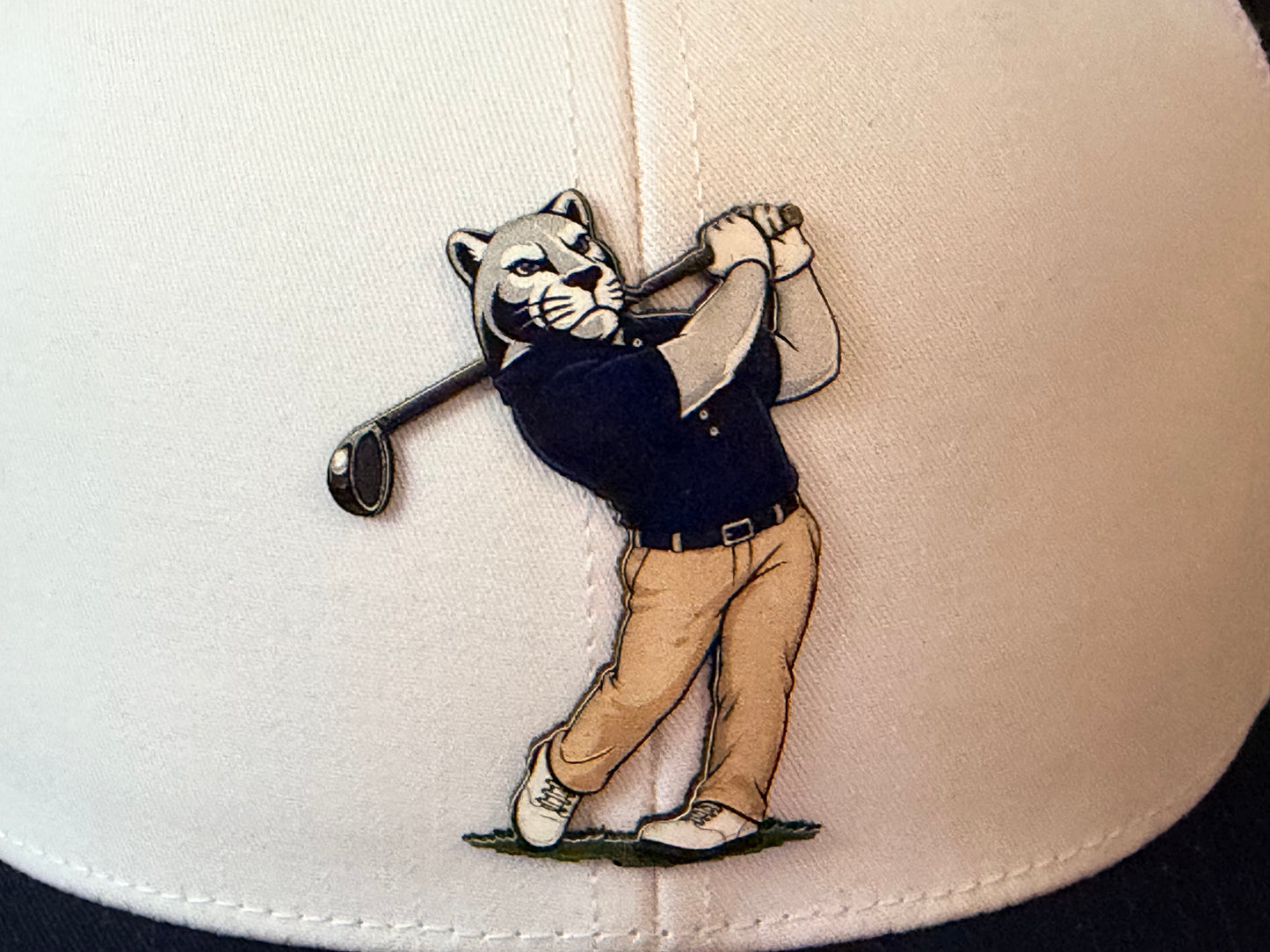 Nittany Lion Golfer on Richardson 112 SnapBack Cap