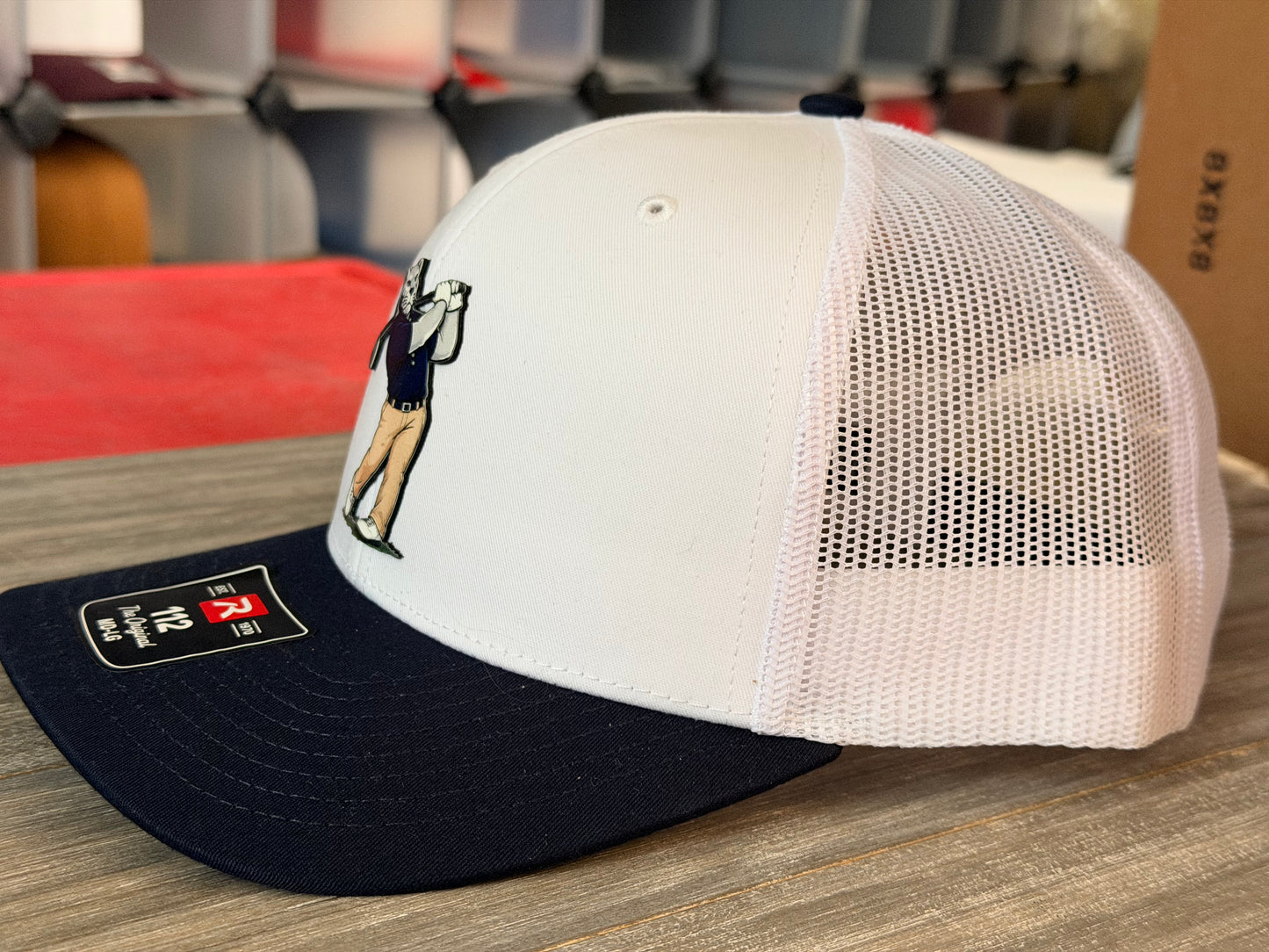 Nittany Lion Golfer on Richardson 112 SnapBack Cap